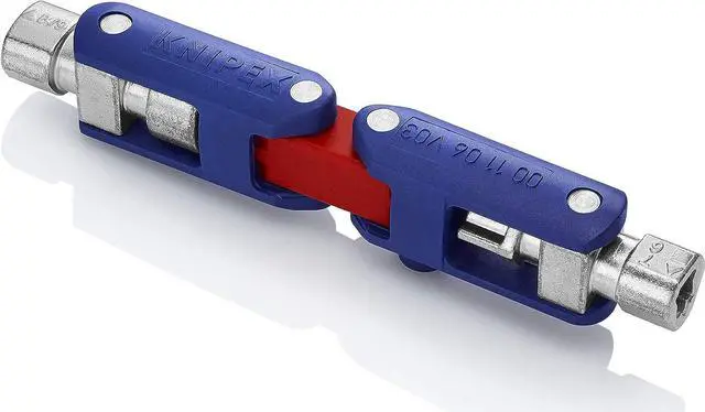 Alt view image 2 of 7 - KNIPEX Tools - Control Cabinet Key Double-Joint (001106V03)
