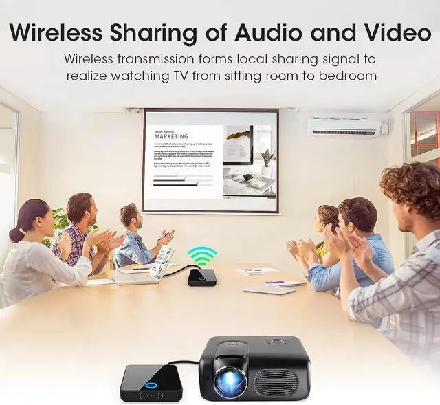 Alt view image 4 of 7 - Wireless HDMI Transmitter and Receiver,Binken 150m Wireless HDMI Extender Support 1080P@60 Hz, Support 2.4/5GHz for Streaming Video Audio from Laptop, PC Satellite to HDTV Projector Model 810