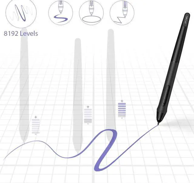 Alt view image 4 of 7 - Drawing Tablet XP-PEN G640S Graphics Pen Tablet with Battery-Free Stylus 8192 Pressure 6x4 Inch Digital Tablet with 6 Customized Hot Keys for Chrome, Mac, Windows PC and Android