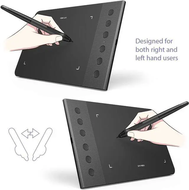 Alt view image 7 of 7 - Drawing Tablet XP-PEN G640S Graphics Pen Tablet with Battery-Free Stylus 8192 Pressure 6x4 Inch Digital Tablet with 6 Customized Hot Keys for Chrome, Mac, Windows PC and Android