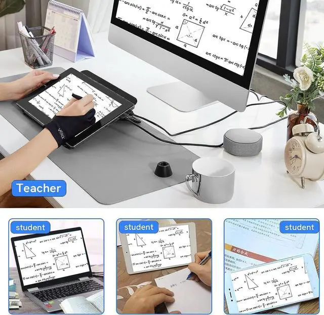 Alt view image 7 of 7 - VEIKK VK1200 Drawing Tablet with Screen, 11.6 inch Full-Laminated Drawing Monitor with 6 Shortcut Keys and 8192 Levels Tilt Function Pen, for PC/Mac for Teach Anime(120% sRGB)