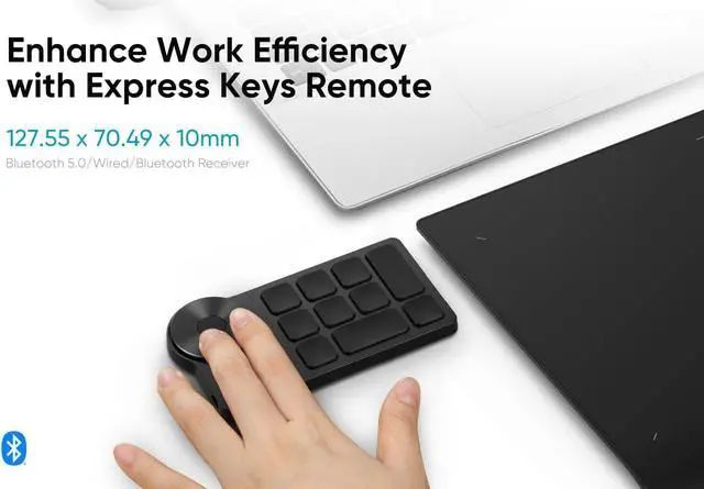 Alt view image 5 of 7 - XPPen Wireless Drawing Tablet Deco Pro LW 2nd, 11 Inch Bluetooth Computer Graphics Tablet with X3 Pro Stylus & Mini Key-dial, Digital Drawing Pad for Animation, Digital Art, Video Editing