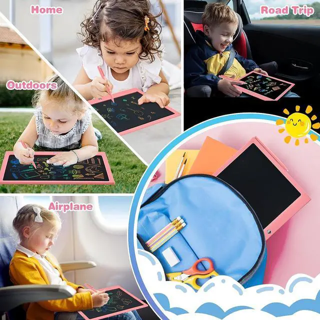 Alt view image 4 of 7 - LCD Writing Tablet for Kids Toddler Toys, 15 Inch Drawing Board, Doodle Board Gifts for Kids,Kids Toy Christmas Birthday Gift, Drawing Tablet for 3 4 5 6 Years Old Toddler Boys Girls