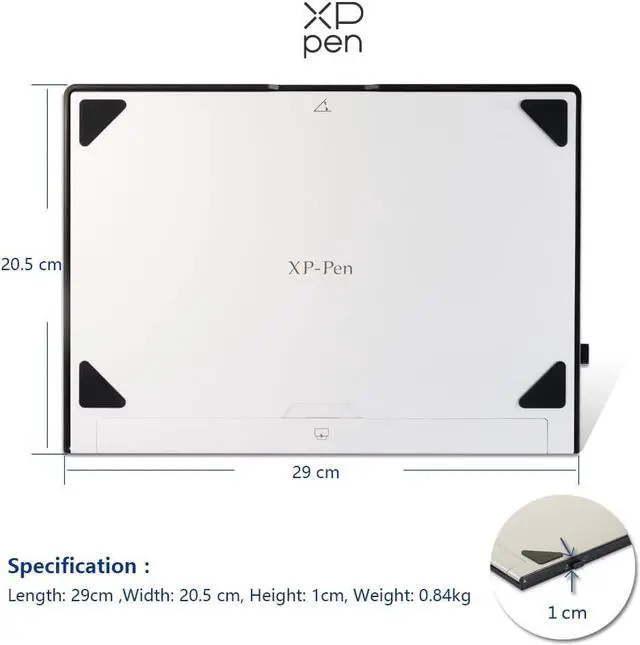 Alt view image 4 of 7 - XPPen Drawing Tablet Stand AC18 Multifunctional Metal Drawing Pen Tablet Stand for Pen Display Drawing Graphic Monitor Prevented Skidding Stander Holder