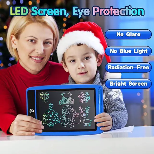 Alt view image 6 of 7 - 12 Pack LCD Writing Tablet for Kids 3 Years Old and up, 8.5 Inch Colorful Digital Drawing Pad LCD Doodle & Scribbler Boards Sketch Tablet Electronic Notepad Learning Pad for 3 4 5 6 Year Old Boys