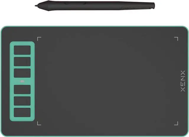 Alt view image 2 of 7 - XENX P1 MacOS and Android Supported Graphic Drawing Tablet P1-640 6x4 inch with 6 Shortcut Keys, 8192 Pressure Levels Battery-Free Pen for Digital Art, Design, E-Learning/Online Classes, OSU Gaming