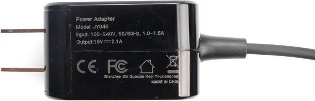 Alt view image 6 of 6 - FLGAN 19V Laptop Charger for Gateway GWTN156-9 GWTN156-1 GWTN156-11 GWTN141-6 GWTN141-4 GWTN141-3 Gateway TYPE45-190-2100u