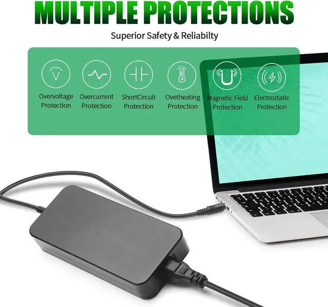 Alt view image 6 of 6 - 280W ADP-280EB B AC Charger for  ROG Strix G15 G16 G17 G18 Scar 15 17 G532 G533 G733C G732L Scar/Hero II G531 GL704 G731G Zephyrus G14 G15 G16 M15 M16 S15 S17 Duo 15 16 Flow X16 TUF A16