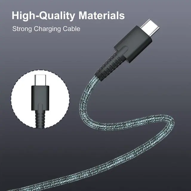 Alt view image 2 of 7 - New Slim HP 65W USB C Laptop Charger Power Adapter Compatible with HP Spectre X360,Spectre,Elitebook x360,Elitebook,Chromebook,Elite x2,Envy,ProBook Travel Type C Power Cord Supply