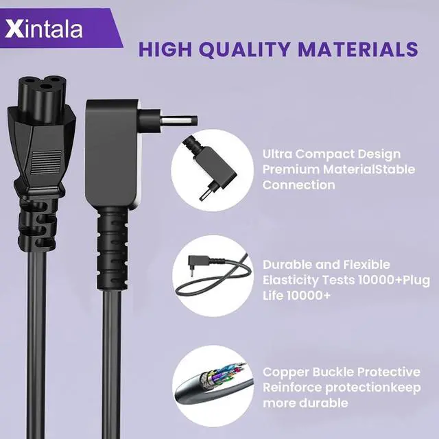 Alt view image 2 of 7 - 65W Acer Laptop Charger, Fit for Acer Aspire 5 A515-44 A515-46 A515-54, Acer Chromebook R11 CB3 CB5 C740 C720 C720p C738T C731 PA-1650-80 PA-1450-26 Laptop Power Cord