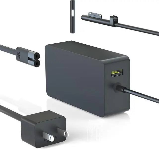 65W Surface Pro Charger UL Listed for Microsoft Surface Pro 9, 8