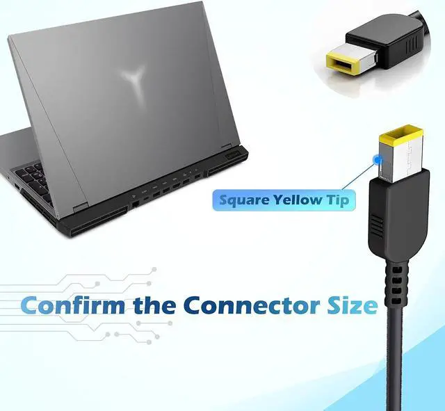 Alt view image 2 of 7 - 230W 170W Laptop Charger Replacement for Lenovo Legion 5 7 Y545 Y540 Y530 Y520 Y740 Y730 Y720,IdeaPad gaming 3 15iah7,Thinkpad P53 P52 P51 P50 P73 P72 P71 P70 P15 P17 T15G AC Adapter Power Supply Cord