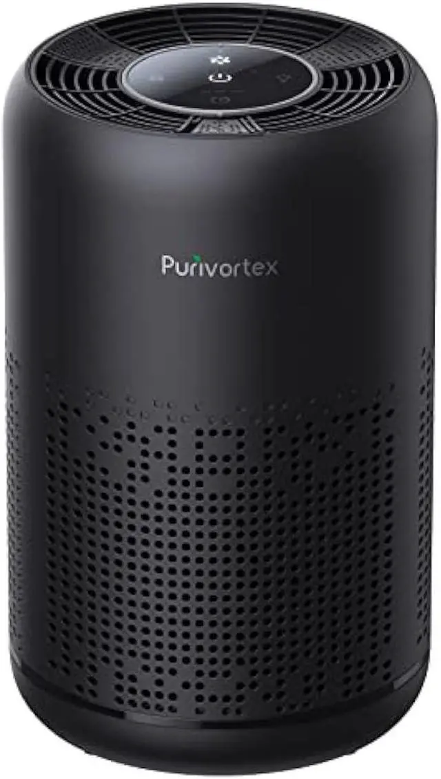 Main image of Air Purifiers for Bedroom, HEPA Air Purifiers, Air Cleaner for Smoke A11ergies Dander Hair Odor, Portable Air Purifier with Fragrance Sponge Sleep Mode Speed Control - AC300 Black