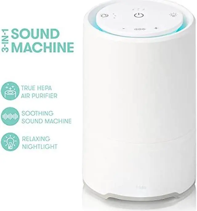 Alt view image 5 of 6 - Frida Baby 3-in-1 Sound Machine, Air Purifier + Nightlight with 3 Fan Speeds and Easy-Change Filter