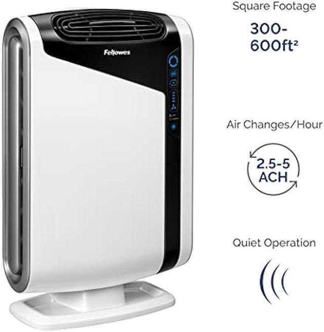 Alt view image 2 of 6 - Fellowes AeraMax 300 Large Room Air Purifier Mold, Odors, Dust, Smoke, Allergens and Germs with True HEPA Filter and 4-Stage Purification, White (