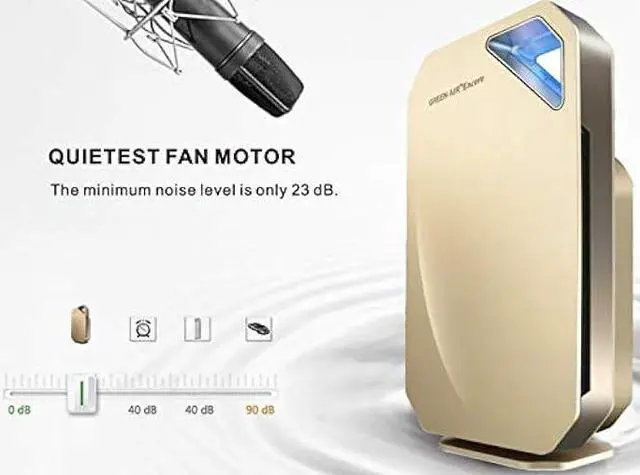 Alt view image 3 of 5 - Green Air Encore HEPA and Odor Fighting Filter Air Purifier with IonCluster Technology 1000 sq. ft.