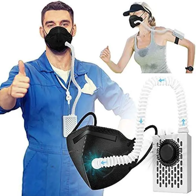 Main image of Rsenr Multifunctional Electrical Air Purifier Maskes,Reusable 3 Speeds Fan Modes Air Purifier with HEPA Filter for Travel,Cycling,Running,Climbing,Outdoor Sports