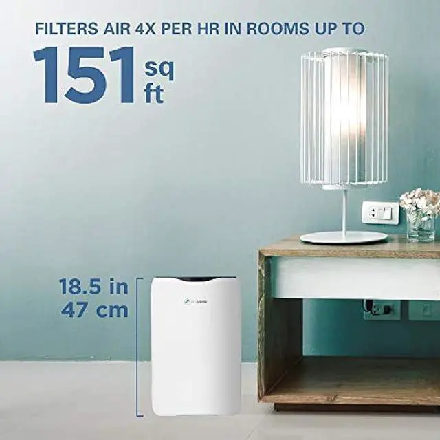Alt view image 4 of 6 - germguardian Germ Guardian True Hepa Filter Air Purifier for Home,Office,Bedrooms,Filters Allergies,Pollen,Smoke,Dust,Pet dander,Mold,& Odors,Deodorizer with Ionizer,Quiet 3-in-1 AC5600WDLX