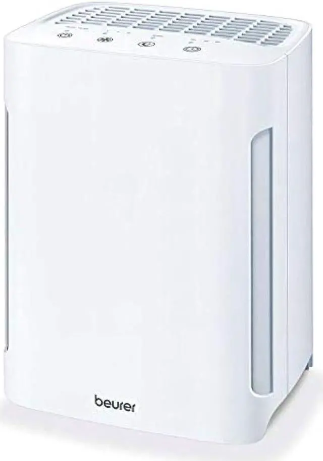 Main image of Beurer LR210 Air Purifier for Home, 3-Layer H13 True HEPA Filter System, 3 Fan Settings, Clean Ambient Air, Air Filter for Allergies & Pets, Cleaner with Sleep Mode & Timer