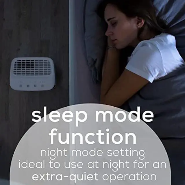 Alt view image 6 of 6 - Beurer LR210 Air Purifier for Home, 3-Layer H13 True HEPA Filter System, 3 Fan Settings, Clean Ambient Air, Air Filter for Allergies & Pets, Cleaner with Sleep Mode & Timer