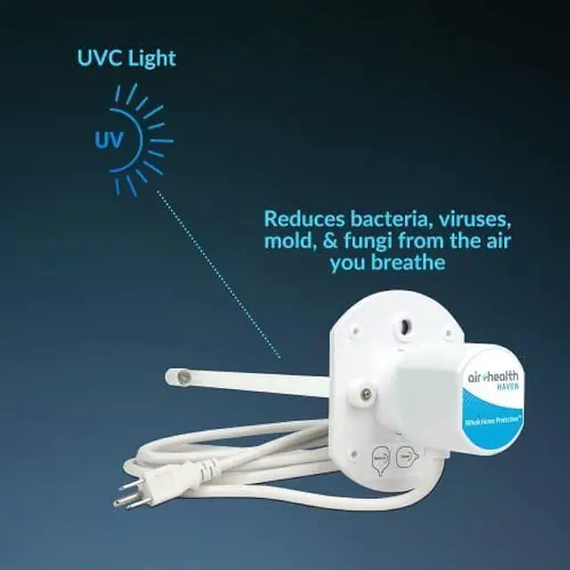Alt view image 3 of 5 - Air Health Haven HVAC Air Purifier | Powerful 16 UV-C Light | Reduces Germs and Cleans AC Coil | Easy DIY Installation