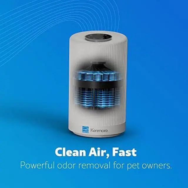 Alt view image 5 of 5 - Kenmore PM1005 Air Purifier with H13 True HEPA Filter, Covers Up to 850 Sq.Foot, 25db SilentClean 3-Stage HEPA Filtration System for Office & Bedroom