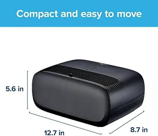 Alt view image 2 of 5 - Filtrete Room Air Purifier Table Top Device FAP-TT-ADH with HEPA-Type Air Filter, Designed for Small rooms up to 80 sq. ft.