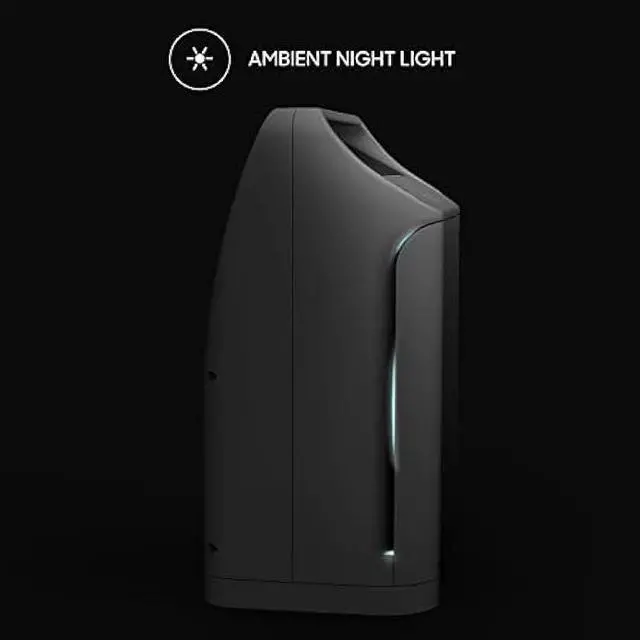 Alt view image 5 of 5 - Sharper Image PURIFY 3 Air Cleaner with True HEPA Filtration, Night Light, for Home, Office, Bedroom