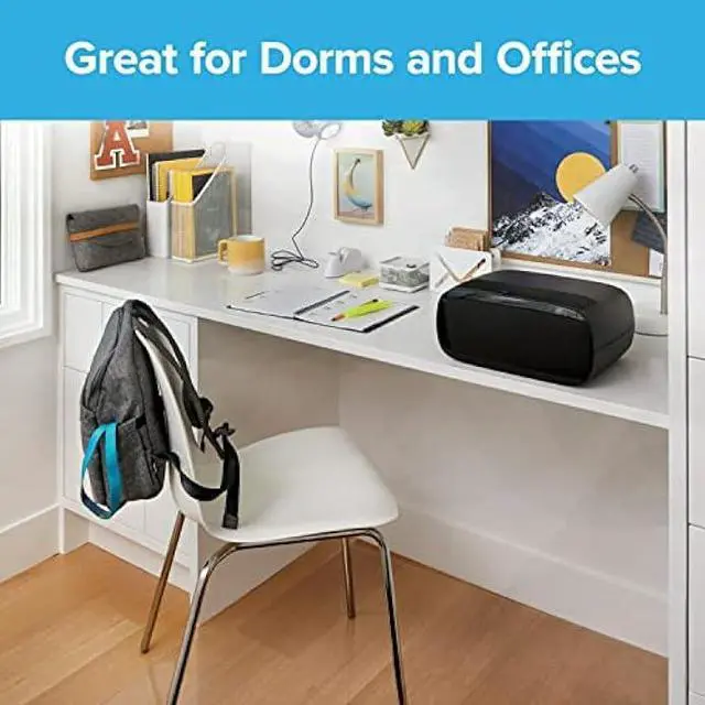 Alt view image 3 of 5 - Filtrete Room Air Purifier Table Top Device FAP-TT-ADH with HEPA-Type Air Filter, Designed for Small rooms up to 80 sq. ft.