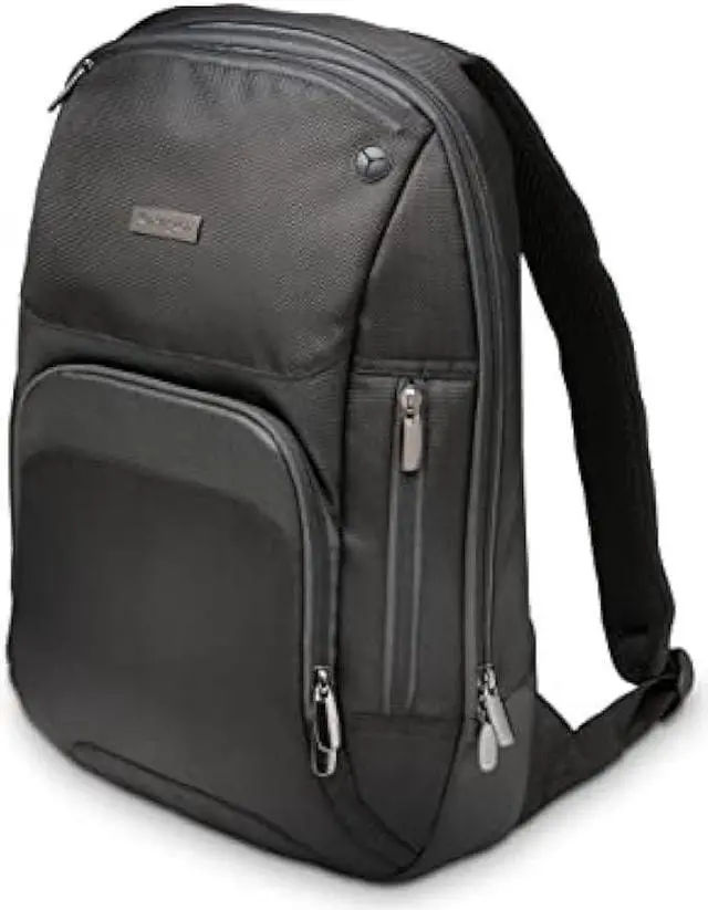 Main image of Kensington Triple Trek Slim Backpack for MacBooks, Chromebooks, Tablets & Ultrabooks up to 13-Inch-14-Inch (K62591AM), Black