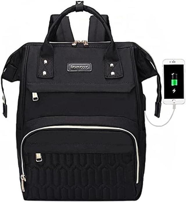 Sowaovut Travel Laptop Backpack Anti-Theft Bag with usb Charging Port and  Password Lock Fit 16 Inch Laptops for Men Women