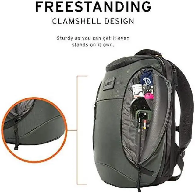 Alt view image 4 of 7 - URBAN ARMOR GEAR UAG 18-Liter Backpack Lightweight Tough Weather Resistant Laptop Backpack, fits up to 13-inch, Standard Issue Grey