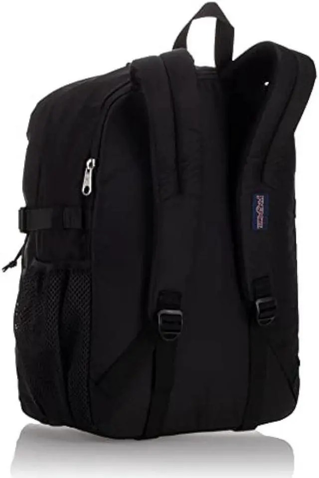 Alt view image 2 of 6 - JanSport Main Campus Backpack - Travel, or Work Bookbag w 15-Inch Laptop Sleeve and Dual Water Bottle Pockets, Black