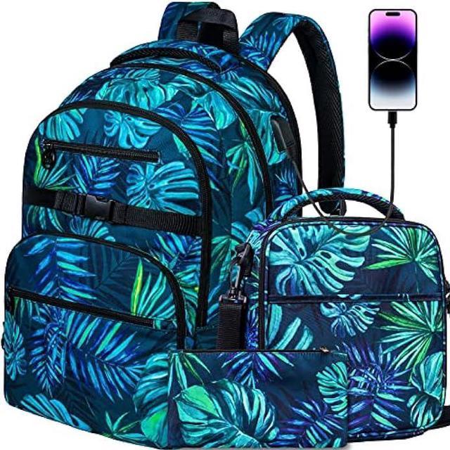 FTJCF Laptop Backpack, 16 Inch School Bag College Bookbag, Anti