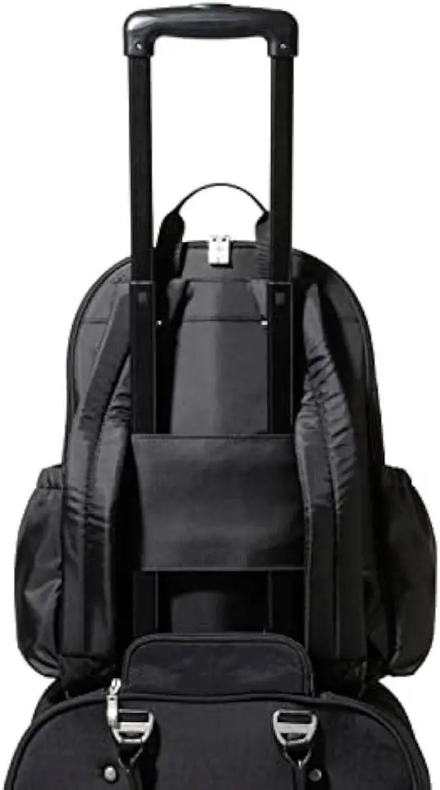 Alt view image 6 of 6 - Baggallini Womens Essential Laptop Backpack, Black