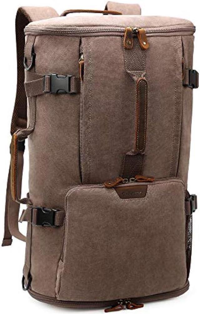 Brown Canvas 40L Travel Duffle