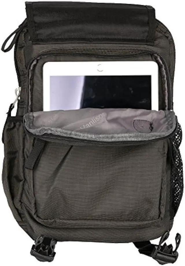 Alt view image 3 of 7 - Vanlison Sling Bag Backpack Cross Body Messenger Bag Shoulder Backpack Travel Rucksack Black