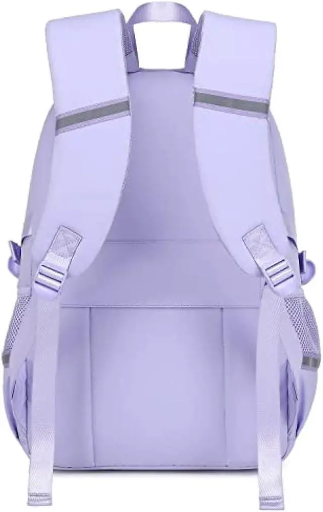 Alt view image 3 of 7 - abshoo Big Student Laptop Backpack For College Women Middle High School Teen Girls Bookbag Travel Daypack (Purple)