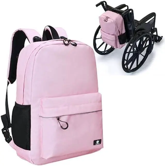 Main image of Fenrici Adaptive Backpack for Girls, Boys for All Abilities and Ages; Wheelchair Backpack with Adaptive Design; Perfect for Travel, School, and Everyday Adventure, Cool Pink