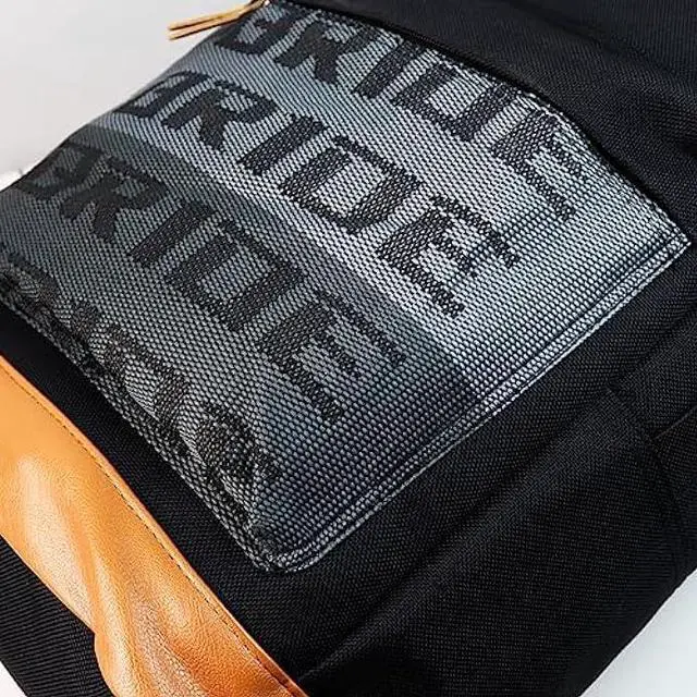 Alt view image 2 of 6 - W-POWER JDM Bride Racing Laptop Travel Backpack Brown Bottom with Adjustable Harness Straps (NIS-BK)