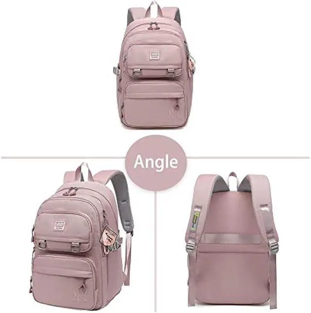 Alt view image 2 of 7 - BASICPOWER School Backpack for Girls Boys, Laptop Backpack Middle High School Student Bookbag for Teens