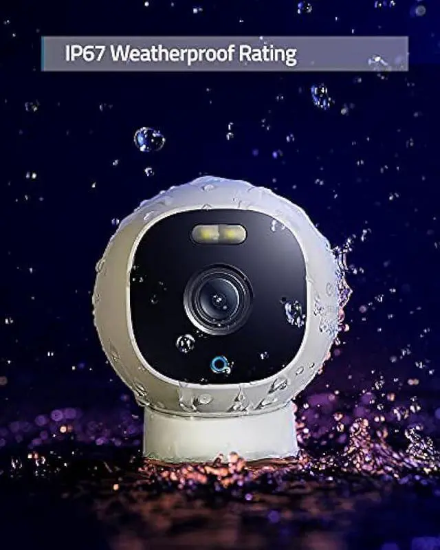 Alt view image 4 of 6 - eufy Security Outdoor Cam E220, All-in-One Outdoor Security Camera with 2K Resolution, Spotlight, Color Night Vision, No Monthly Fees, Wired Camera, IP67 Weatherproof, Motion Only Alert