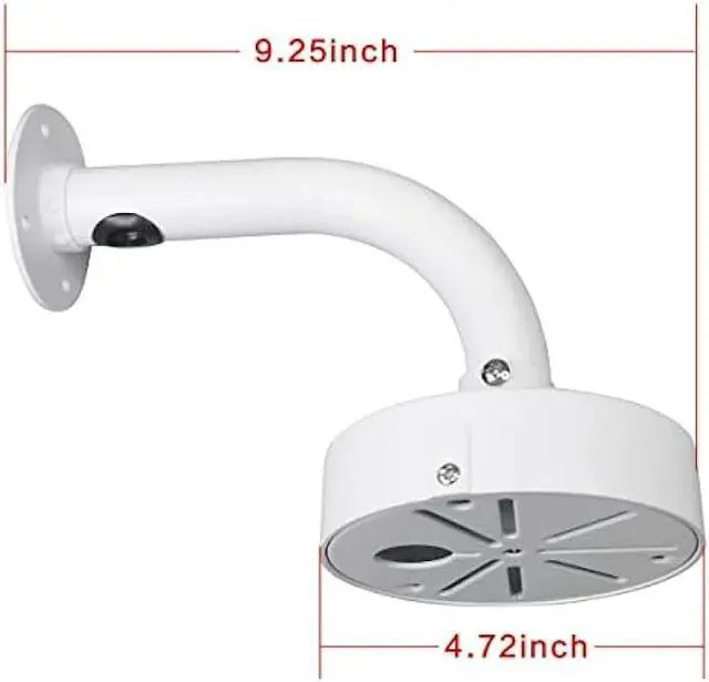Alt view image 2 of 6 - compcctv Security Camera Mount Bracket, Dome Camera Mount Universal Camera Wall Mounting Bracket/IP Camera for CCTV Security Camera, L Type