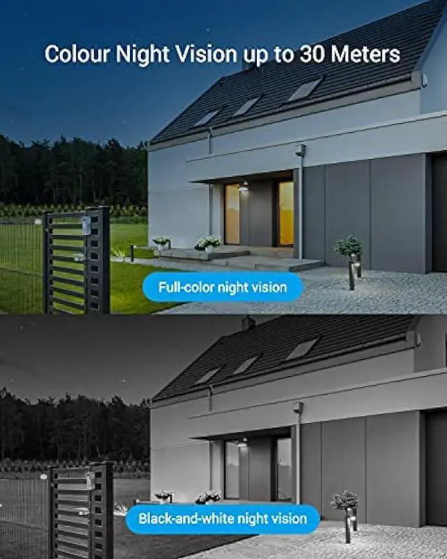 Alt view image 6 of 6 - EZVIZ Security Camera Outdoor, 2K WiFi Camera with Motion Alert, Color Night Vision and IP67 Waterproof, AI-Powered Person Detection, Two-Way Talk, Compatible with Alexa Google Home | C3TN
