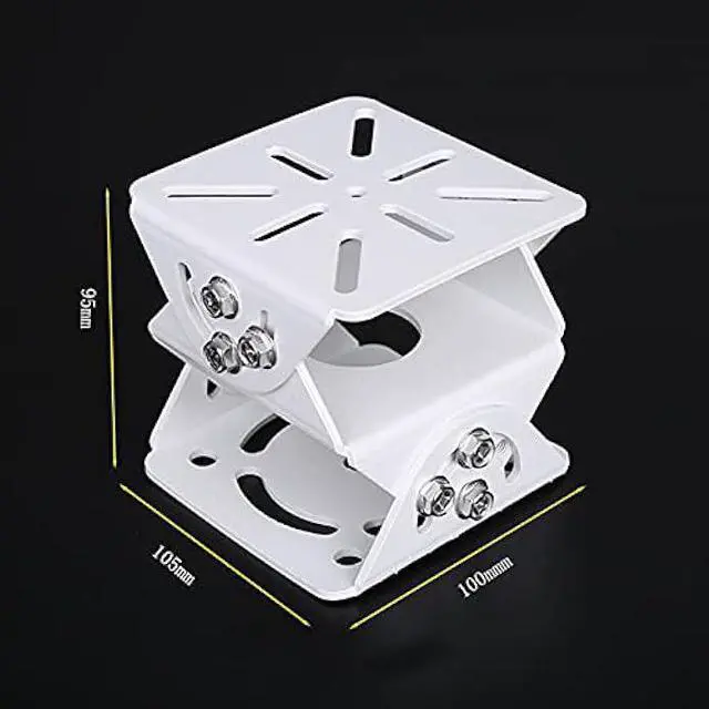 Alt view image 7 of 7 - WiTi Universal Joint Mount for Security Camera, 3-Axis Bracket Adjustable Solid Metal Base,Connector Suitable for CCTV Cameras Installation