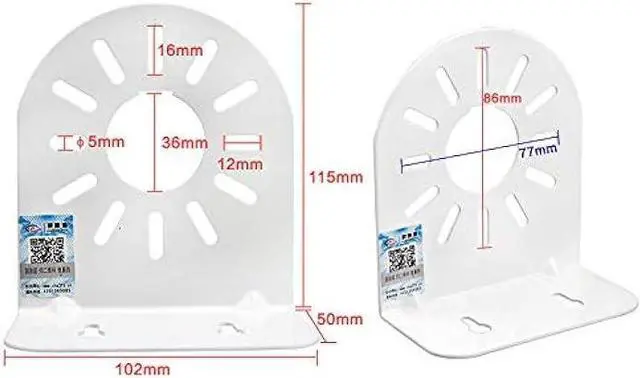 Alt view image 2 of 6 - compcctv L-Shape Dome Camera Bracket,Universal Wall Ceiling Mount Bracket for Security CCTV Hikvision Dome Camera, CCTV Security Camera Mount Bracket/(2 Pack)