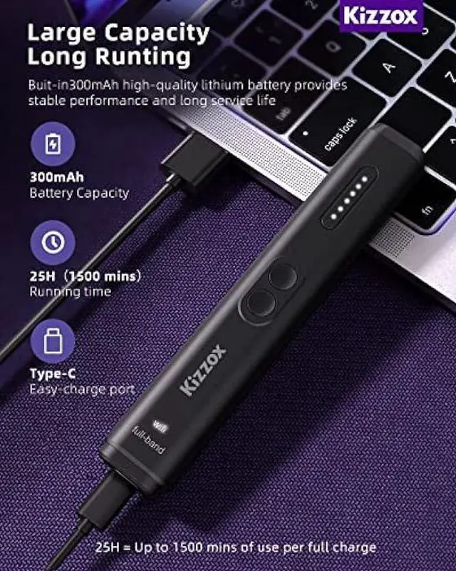Alt view image 6 of 6 - Kizzox K9 Ultra Hidden Camera detectors,  Detector, Hidden Devices/Bug/Listening Device/GPS Tracker/RF/Spy Camera Detector, Infrared Camera Finder Scanner for Office, Hotel, Car, Airbnb