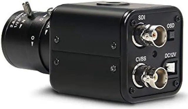 Alt view image 5 of 6 - MOKOSE Mini SDI Camera, HD-SDI 2 MP 1080P HD Digital CCTV Security Camera, 1/2.8 High Sensitivity Sensor CMOS with 2.8-12mm Manual Varifocal HD Lens