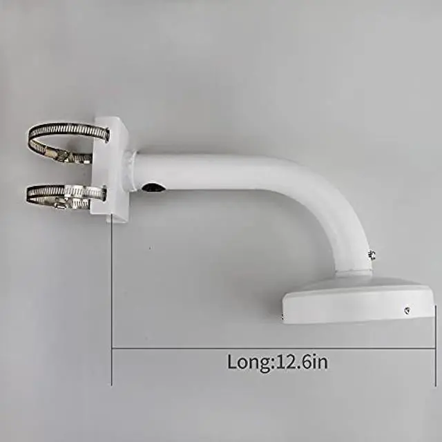 Alt view image 2 of 7 - compcctv Dome Camera Universal Heavy-Duty Outdoor Security Camera Pole Mount Bracket Universal Security Camera CCTV Security Camera Mount Bracket (1 Pack)(30mm-200mm)