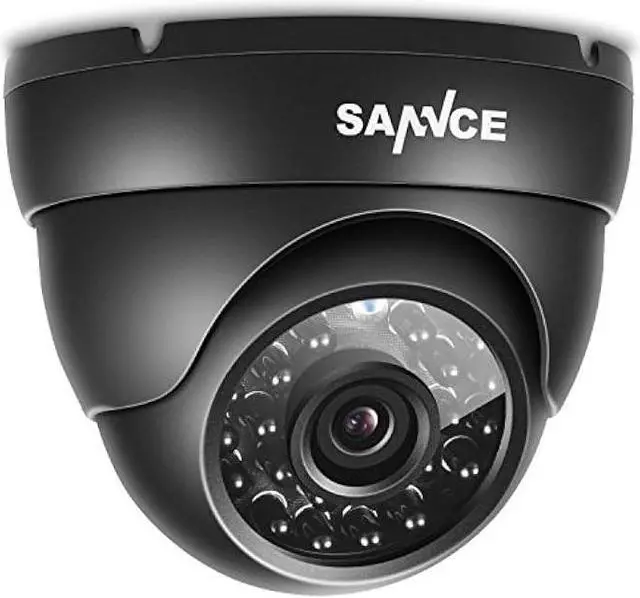 Alt view image 6 of 6 - SANNCE 960H Dome Security Camera, 800TVL CCTV Surveillance Camera with 100ft Night Vision, IP66 Waterproof for 960H,720P,1080P,5MP,4K Analog Security DVR, No Power Supply and Cable, Only a Camera